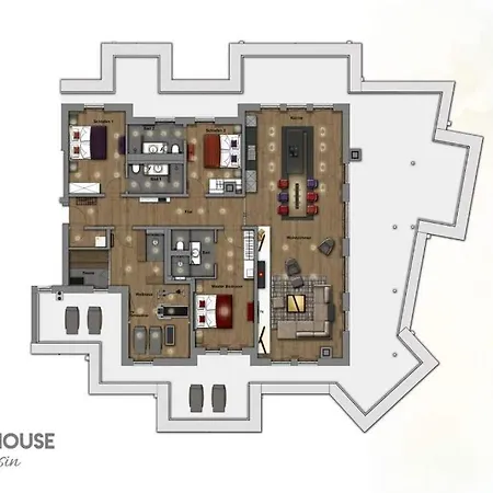 아파트 Beachhouse Bansin Penthouse Waterf *