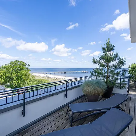 דירה Beachhouse Bansin Penthouse Waterf הרינגסדורף