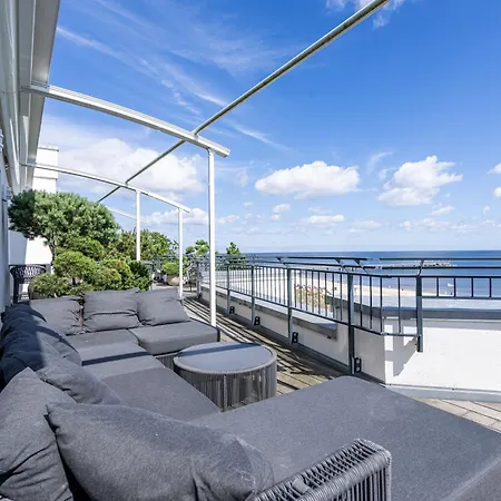 דירה Beachhouse Bansin Penthouse Waterf